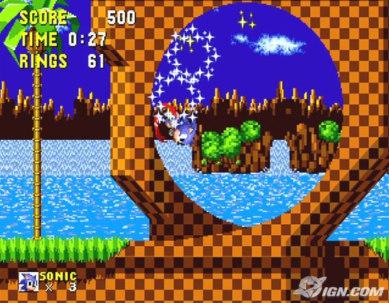 sonic the hedgehog 1 loop